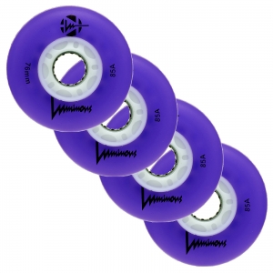 Колеса LUMINOUS LED QUAD 62MM/85A PURPLE