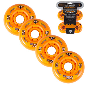 Колеса HYPER PRO 250 72мм/84А orange/orange