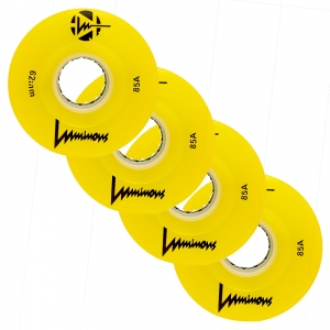 Колеса LUMINOUS LED QUAD 62MM/85A YELLOW