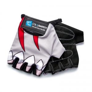 Перчатки CRAZY SAFETY SHARK (белый)