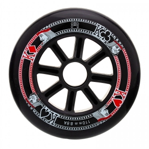 Колеса FR SKATES STREET KINGS 110mm/88A (BLACK/BLACK)