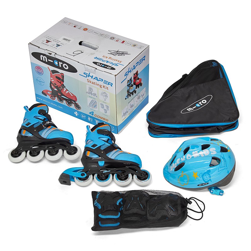 Роликовые коньки MICRO SHAPER-COMBO (blue/black)