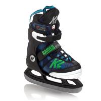 Раздвижные ледовые коньки K2 RAIDER JR BEAM black/blue 2021 г.