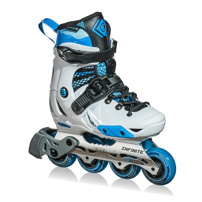 Роликовые коньки MICRO INFINITE (white/blue)