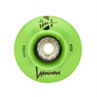 Колеса LUMINOUS LED QUAD 62MM/85A GREEN GLOW