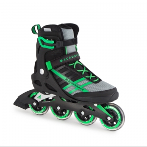 Роликовые коньки ROLLERBLADE MACROBLADE 84 black/green 2017 г.
