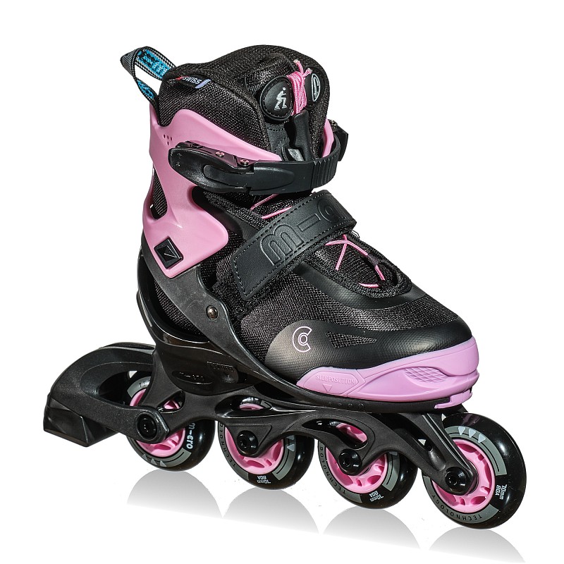 Роликовые коньки MICRO JOY (black/pink)