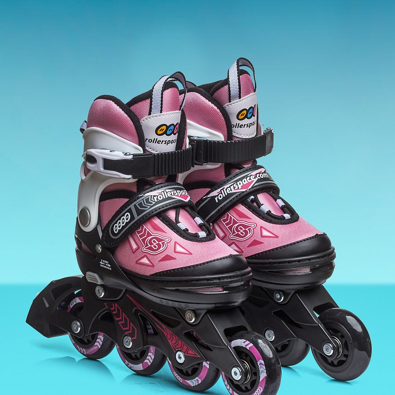 Роликовые коньки ROLLERSPACE CUBE (Pink) with Old Wheels