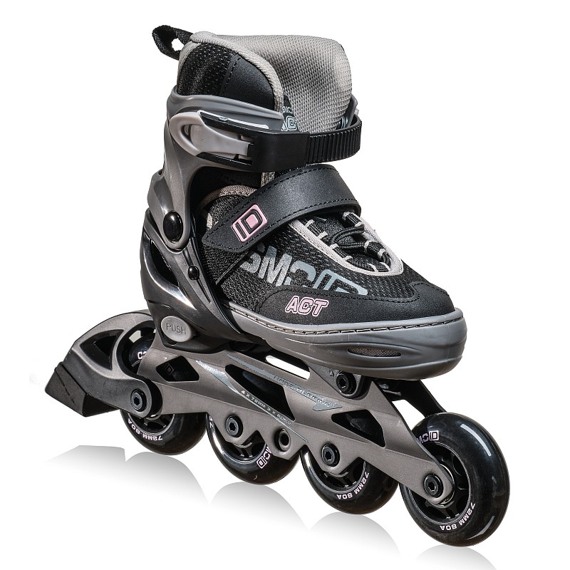 Роликовые коньки CosmoID ACT Kids (black/pink)