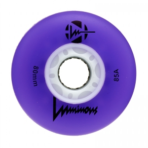 Колеса LUMINOUS 80MM (PURPLE/WHITE)