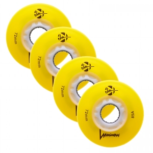 Колеса LUMINOUS 72MM (YELLOW/WHITE)