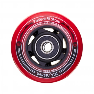 Колесо в сборе MICRO (+ 2 pcs bearing + 1 ps hub) 64mm RED for INFINITY
