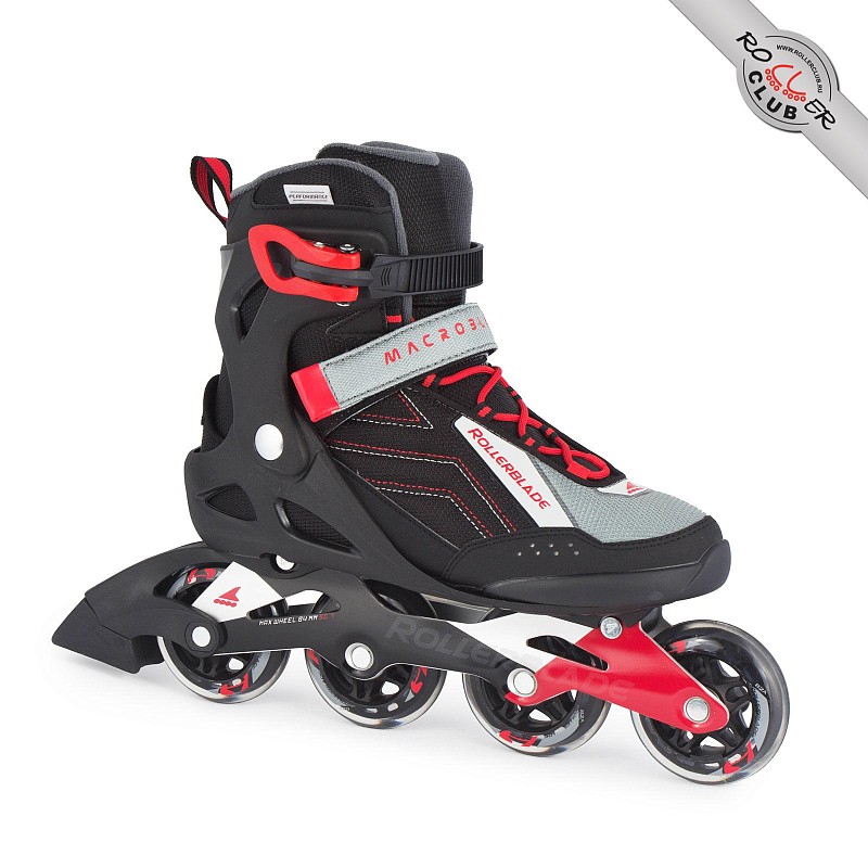 Роликовые коньки ROLLERBLADE MACROBLADE 80 black/red