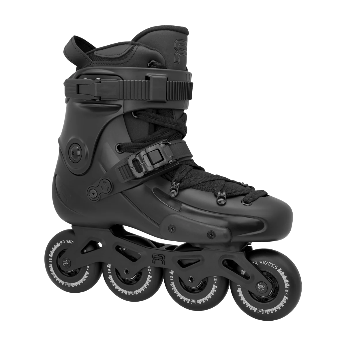 Роликовые коньки FR SKATES FR3 80 (black) BLACK LOGO