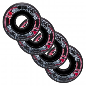 Колеса FR SKATES QUAD STREET KINGS 62mm/82A (BLACK/BLACK)