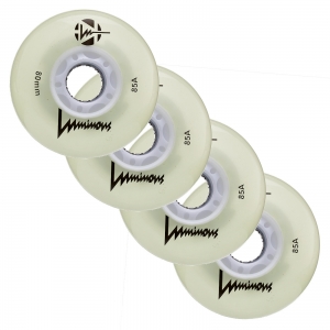 Колеса LUMINOUS 80MM (WHITE/GLOW)
