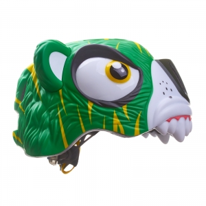 Шлем CRAZY SAFETY TIGER (зеленый)