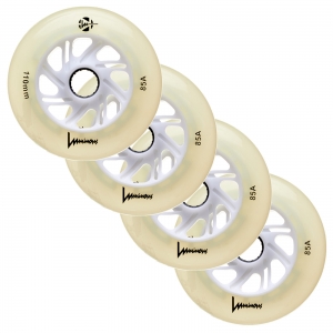 Колеса LUMINOUS 110MM (WHITE/GLOW)