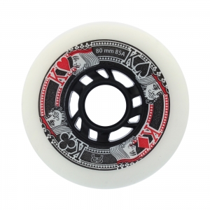 Колеса FR SKATES STREET KINGS 80mm/85A (WHITE/BLACK)