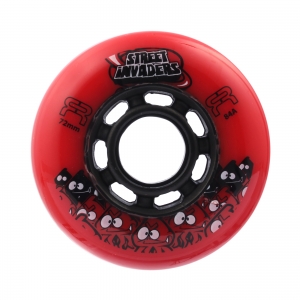 Колеса FR SKATES STREET INVADERS 72mm/84A (RED)