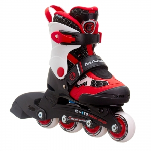 Роликовые коньки MICRO MAJORITY (red/black)