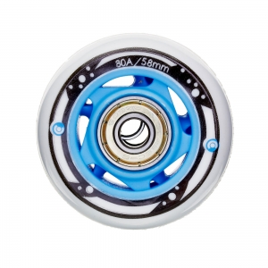 Колесо в сборе MICRO (+ 2 pcs bearing + 1 ps hub) 58mm BLUE for MAJORITY