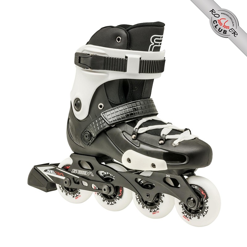 Роликовые коньки SEBA FR W WHITE (BLACK/WHITE)