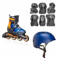 Роликовые коньки ROLLERBLADE CUBE midnight blue/warm orange 2021 г.