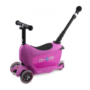 Самокат MICRO Mini2GO Deluxe Plus розовый