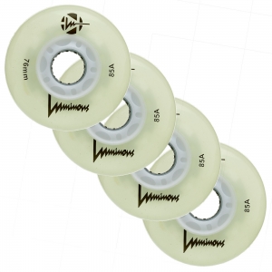 Колеса LUMINOUS 76MM (WHITE/GLOW)