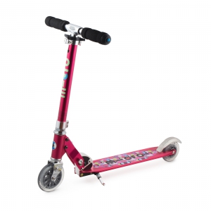 Самокат MICRO Sprite SE Raspberry Floral Dot