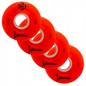Колеса LUMINOUS LED QUAD 62MM/85A ORANGE
