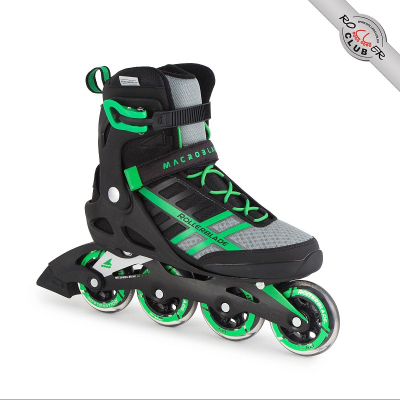 Роликовые коньки ROLLERBLADE MACROBLADE 84 black/green