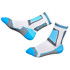 Носки ROLLERCLUB Performance (white/cyan)