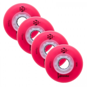 Колеса LUMINOUS 72MM (RED/WHITE)