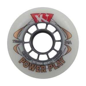 Колеса KRYPTONICS POWERPLAY OUT 72мм/84A white/silver
