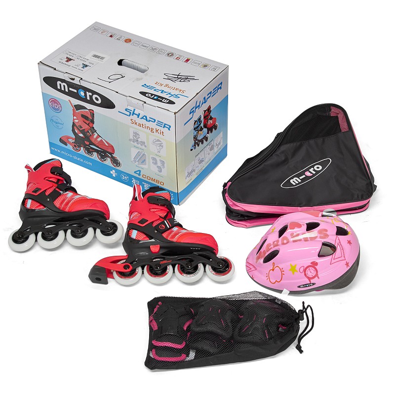 Роликовые коньки MICRO SHAPER-COMBO (red/black)