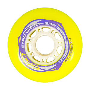 Колеса GYRO GFR SLALOM yellow 76mm/83A