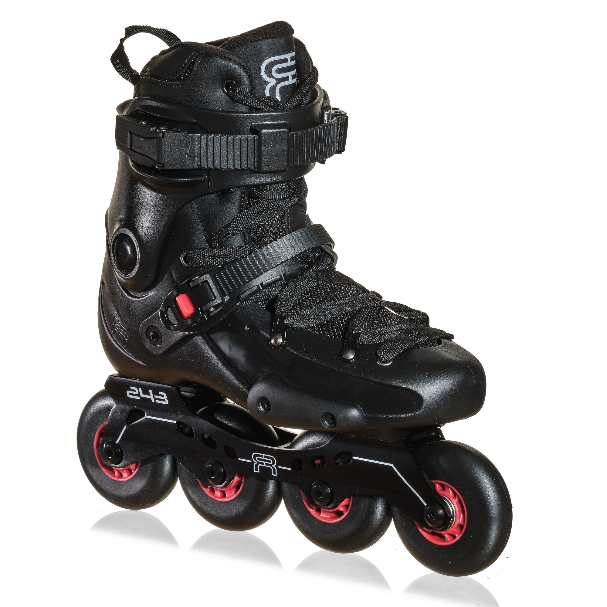 Роликовые коньки FR SKATES FRXP 80 (black) BLACK LOGO