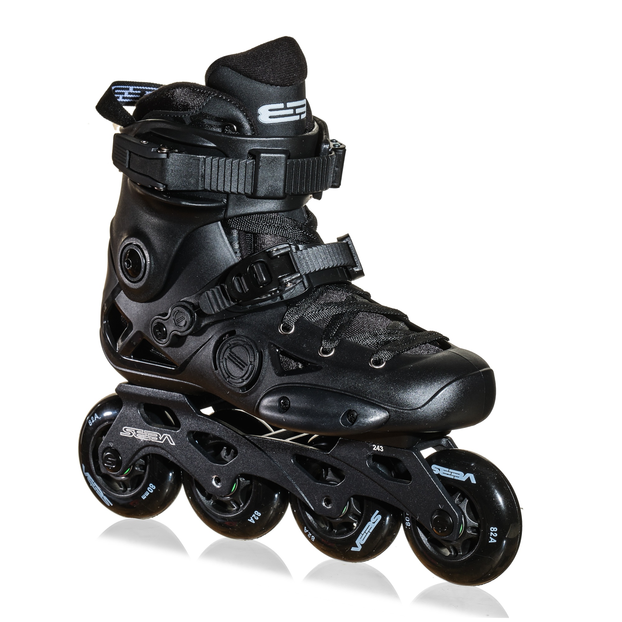 Роликовые коньки SEBA E3 80 PREMIUM (BLACK) 2024 г.
