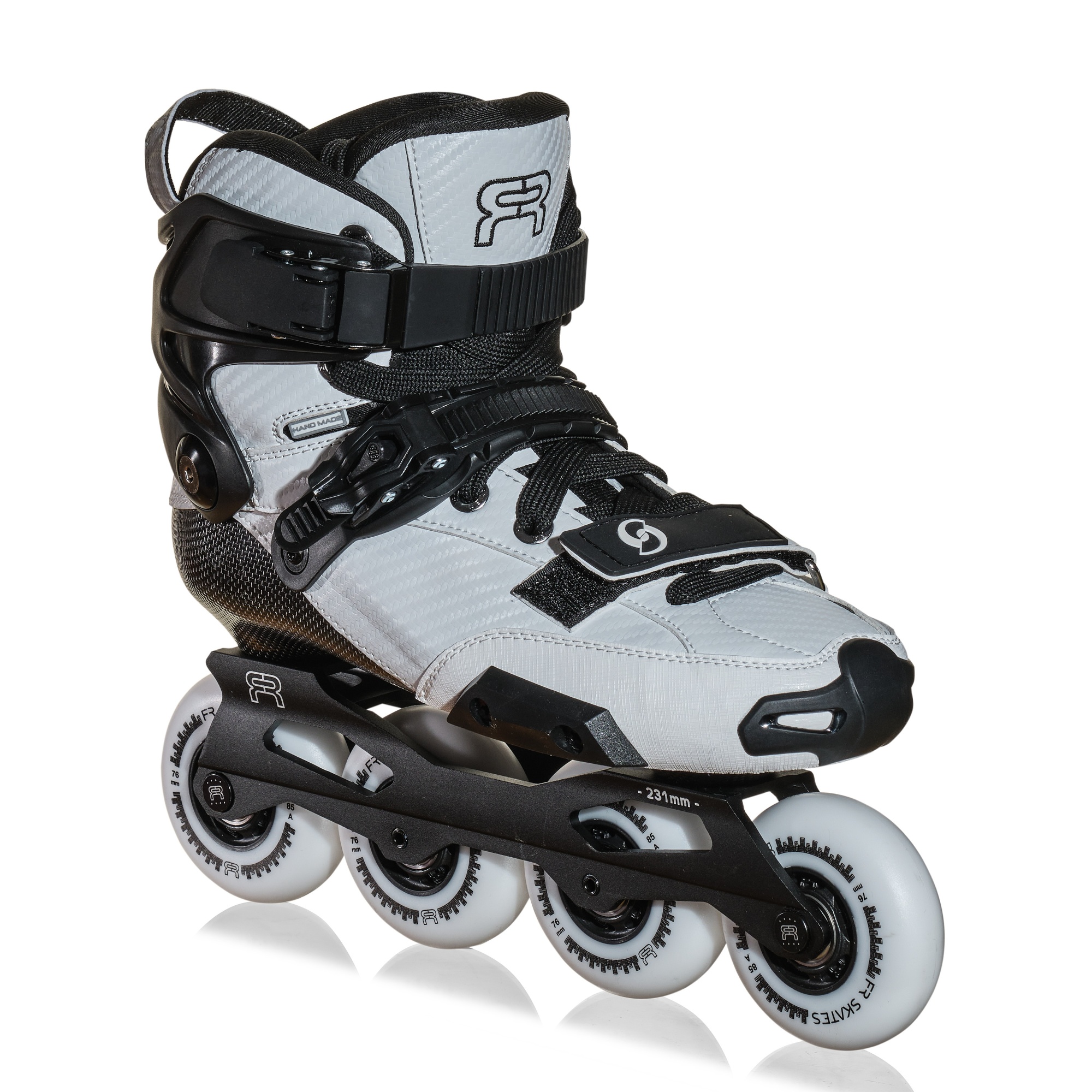 Роликовые коньки FR SKATES SPIN (white) 2025 г.
