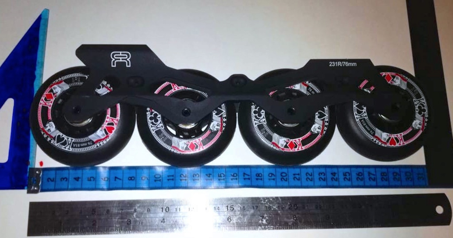 Тестирование новой рамы Fr Skates 90x72
