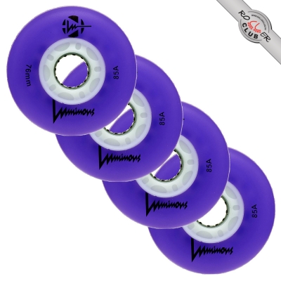 Колеса LUMINOUS LED QUAD 62MM/85A PURPLE