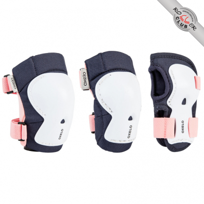 Комплект защиты OXELO PLAY BRIDAL Black/White/Pink (3-Pack)