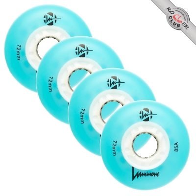 Колеса LUMINOUS 72MM (BLUE/GLOW)