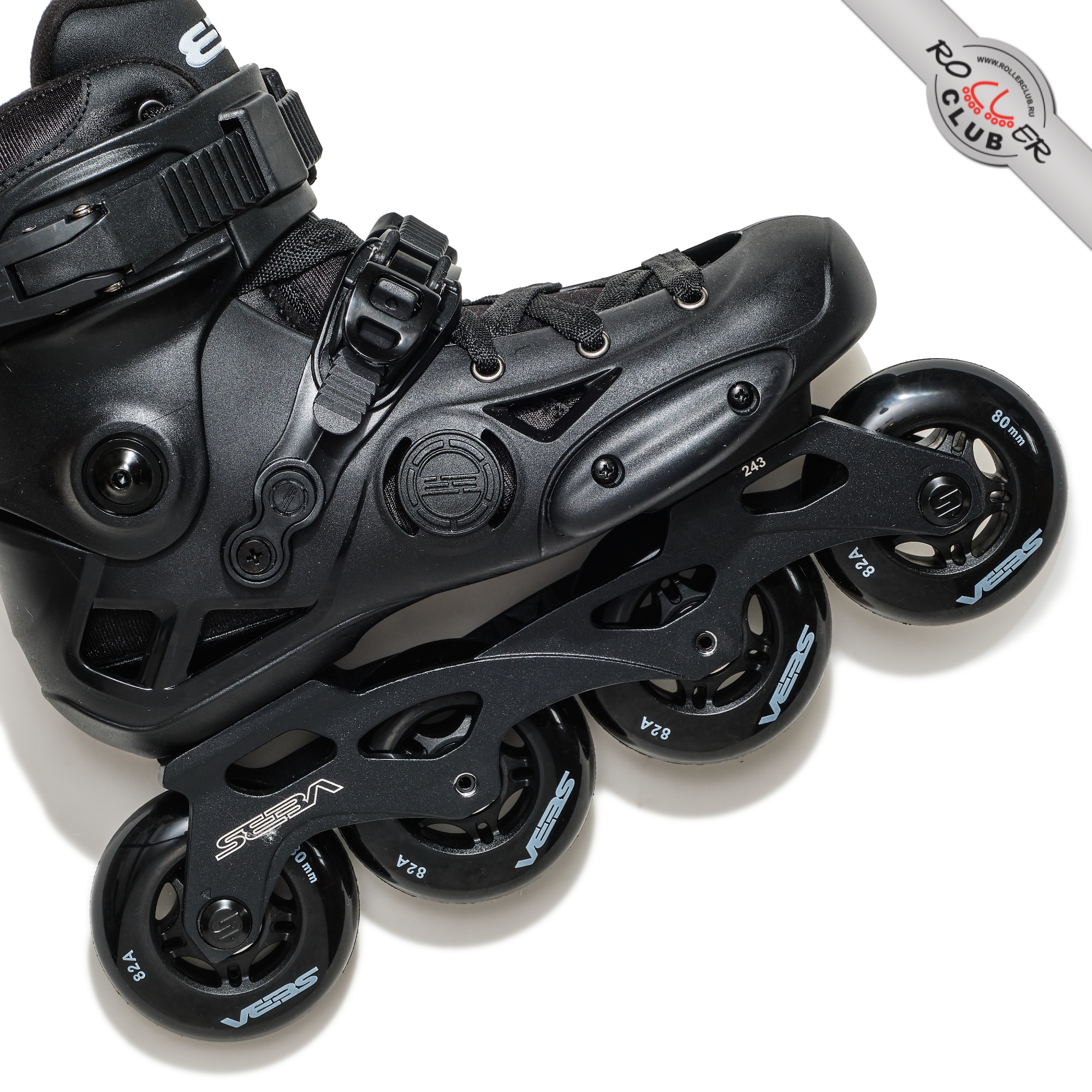 Роликовые коньки SEBA E3 80 PREMIUM (BLACK) 2024 г.