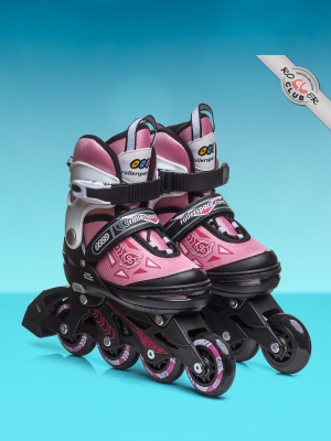 Роликовые коньки ROLLERSPACE CUBE (Pink) with Old Wheels