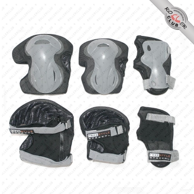 Комплект защиты FREESTYLE SPECIAL Kids (3-pack) grey