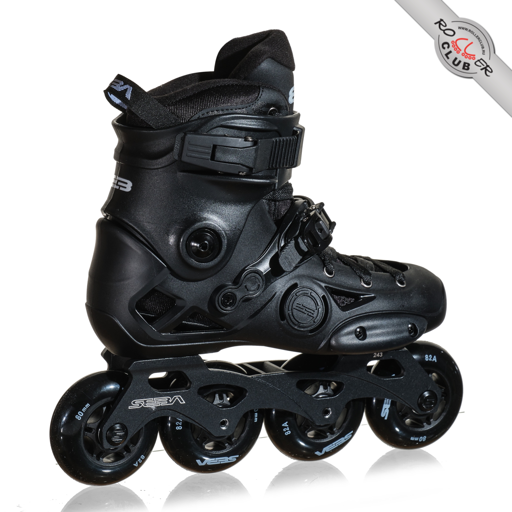Роликовые коньки SEBA E3 80 PREMIUM (BLACK) 2024 г.