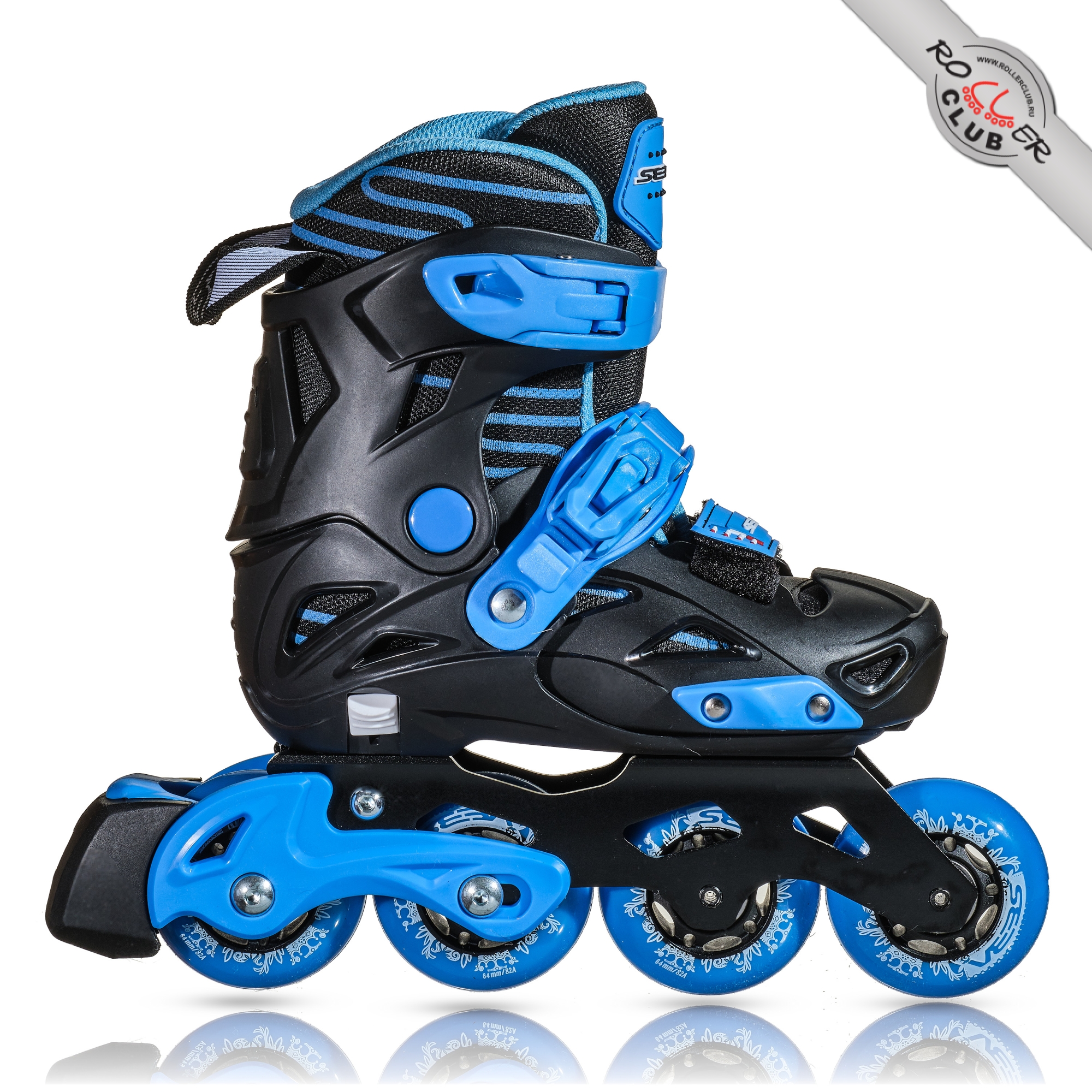 Роликовые коньки SEBA STJ PREMIUM (BLACK/BLUE)